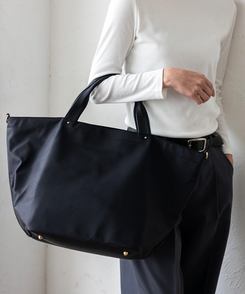 マイウィークネス ショルダーバッグ ハンドバッグ 2way レザー 黒 国産アップルレザー製「Apple 2Way Mini Bag」| LOVST TOKYO, アップル