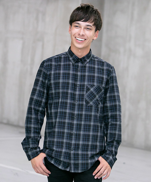 HUGO�i�q���[�S�j�́u�����b�N�X�t�B�b�g �`�F�b�N�p�^�[�� �{�^���_�E�� �V���c�i�V���c/�u���E�X�j�v�b�`�F�b�N