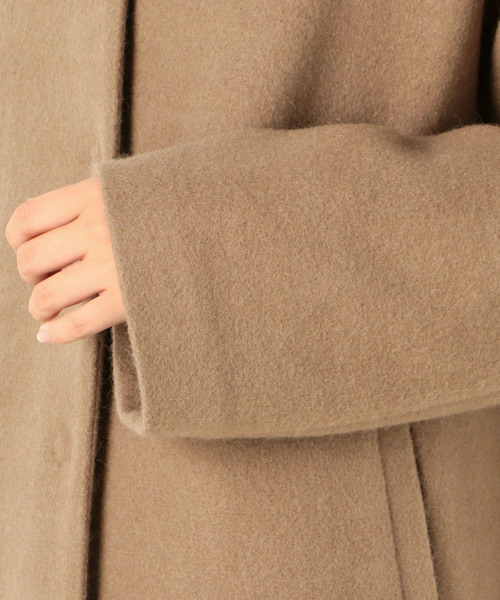 archives（アルシーヴ）の「Vネックウールロングコート（その他アウター・レディース・ブラック/シルバーグレー/グレー系その他/オフホワイト・MEDIUM）」の13枚目の写真