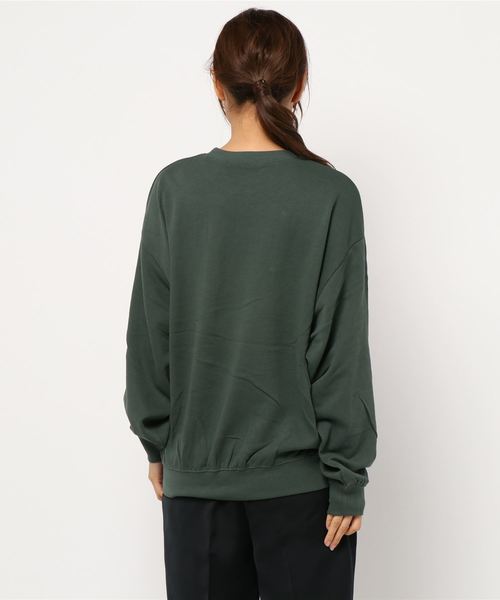 AMERICAN HOLIC(アメリカンホリック)の「ドロップショルダー裾ギャザー裏毛プルオーバー *(Tシャツ/カットソー・レディース・チャコールグレー/パープル/カーキ/イエロー/ホワイト系その他/その他7/グレー系その他4・M/L)」の10枚目の写真