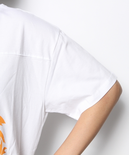 DANCE LB-03(ダンス エルビー・ゼロスリー)の「HOT Tシャツ(Tシャツ/カットソー・レディース・ホワイト系/ブラック系/オレンジ系・FREE)」の8枚目の写真