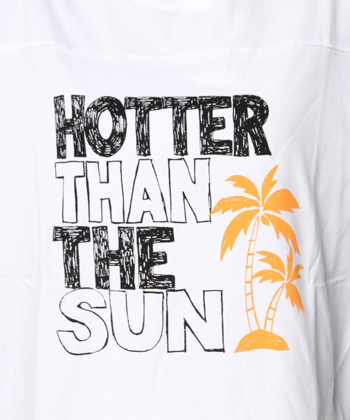 DANCE LB-03(ダンス エルビー・ゼロスリー)の「HOT Tシャツ(Tシャツ/カットソー・レディース・ホワイト系/ブラック系/オレンジ系・FREE)」の9枚目の写真