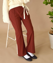 w closet | ツイルカットジョーゼットセミフレアパンツ(その他パンツ)