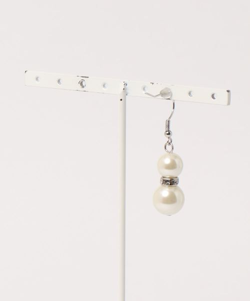 Cinderella（シンデレラ）の「パーティーアクセサリー ネックレス ブレスレット ピアス セット フェイクパール シンプル（ピアス（両耳用）・レディース・シルバー/ゴールド・ONE SIZE）」の12枚目の写真