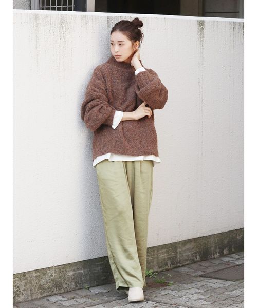 ungrid ハイネックメランジボリュームニット　新品タグ付き Ungrid - Ungrid ハイネックメランジボリュームニット 新品の通販 by