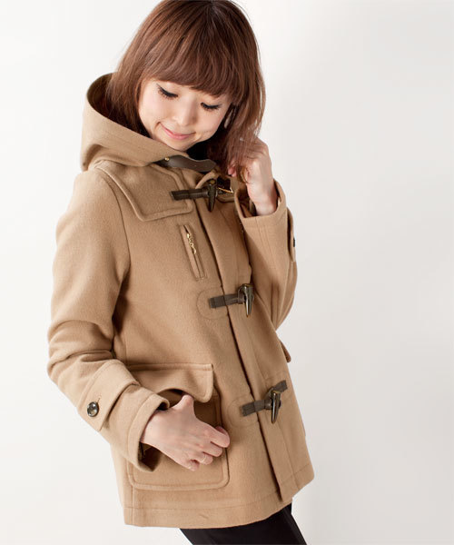 NANO universe(ナノユニバース)の「ハードメルトンショートダッフルコート(ダッフルコート・レディース・ブラック/ベージュ/ネイビー・36/38)」の22枚目の写真