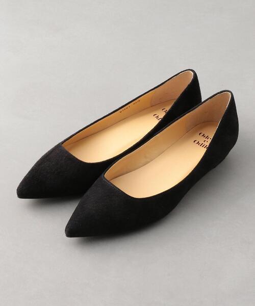 ODETTE E ODILE（オデットエオディール）の「O ポインテッドウェッジ パンプス20〇↓↑（パンプス・レディース・ブラック/グレー/シルバー/ケリー/ブラウン・24cm/24.5cm/21.5cm/23.5cm/22.5cm/22cm/23cm/25cm）」の2枚目の写真