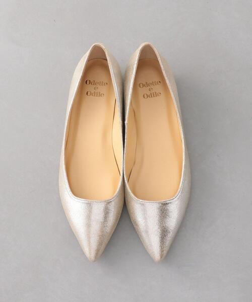 ODETTE E ODILE（オデットエオディール）の「O ポインテッドウェッジ パンプス20〇↓↑（パンプス・レディース・ブラック/グレー/シルバー/ケリー/ブラウン・24cm/24.5cm/21.5cm/23.5cm/22.5cm/22cm/23cm/25cm）」の12枚目の写真