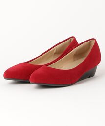 Liberty Doll / 3.5cmウエッジヒール ポインテッドトゥパンプス 美脚 歩きやすい 疲れにくい 通勤 フォーマル デイリー(1120)