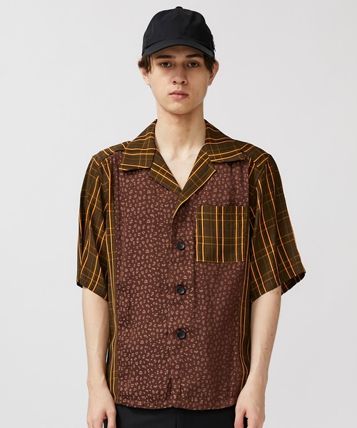 liberum（リベルム）の「【LIBERUM】ハイブリッドOPシャツ / 2020SS SH07（シャツ/ブラウス・メンズ・ネイビー/ブラウン・2/1）」の3枚目の写真