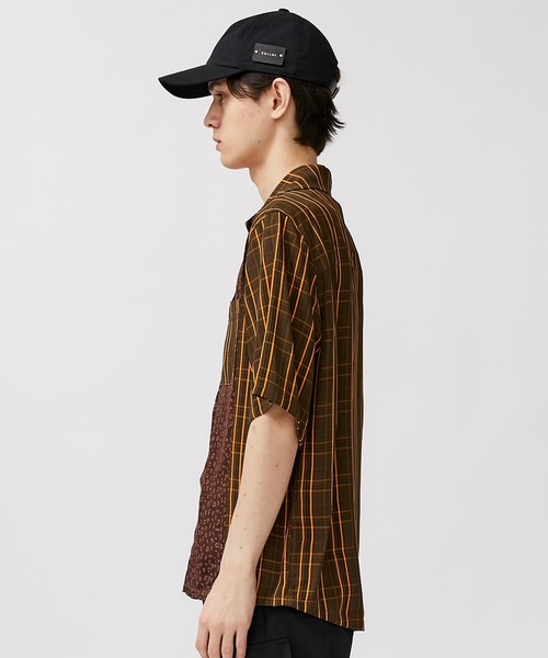 liberum（リベルム）の「【LIBERUM】ハイブリッドOPシャツ / 2020SS SH07（シャツ/ブラウス・メンズ・ネイビー/ブラウン・2/1）」の4枚目の写真