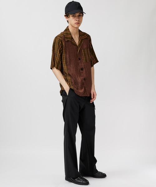 liberum（リベルム）の「【LIBERUM】ハイブリッドOPシャツ / 2020SS SH07（シャツ/ブラウス・メンズ・ネイビー/ブラウン・2/1）」の9枚目の写真