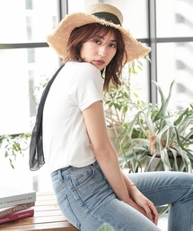 KOBE LETTUCE | シフォンリボンラフィアハット(ハット)