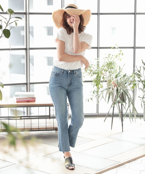 KOBE LETTUCE（コウベレタス）の「シフォンリボンラフィアハット（ハット・レディース・ライトベージュ・FREE）」の8枚目の写真