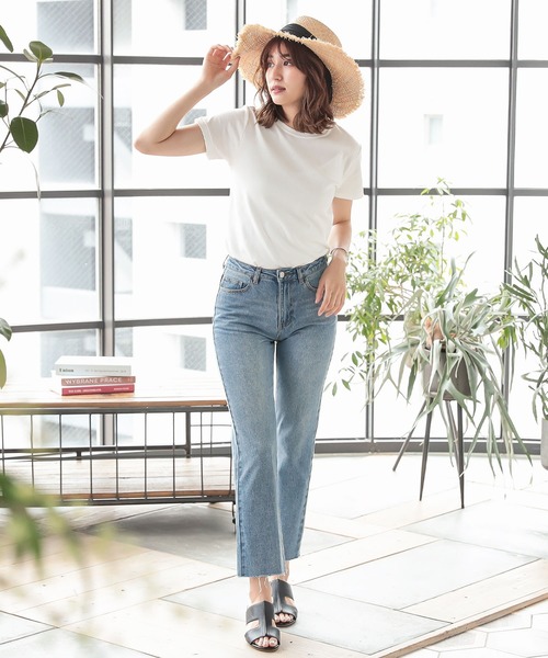 KOBE LETTUCE（コウベレタス）の「シフォンリボンラフィアハット（ハット・レディース・ライトベージュ・FREE）」の9枚目の写真