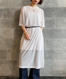 PAGEBOY | シアーTシャツワンピースSET(ワンピース)