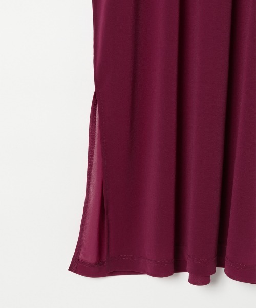 PAGEBOY(ページボーイ)の「シアーTシャツワンピースSET(ワンピース・レディース・ブラック/ボルドー/グレイッシュベージュ・FREE)」の20枚目の写真