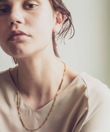 ete フィガロチェーンネックレス　プラチナム ete ネックレス 「ZOZOTOWN限定」フィガロチェーン レディース