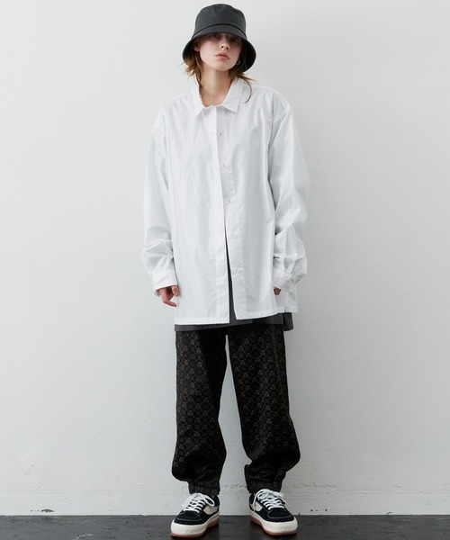 AIVER(アイバー)の「フェイクレザーバケットハット(ハット・メンズ・クリーム/ブラック/ベージュ・FREE)」の17枚目の写真