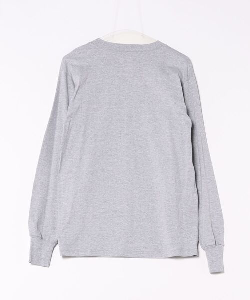 tone（トーン）の「【LIFEWEAR/ライフウェア】LONG SLEEVE TEE (UN)（Tシャツ/カットソー・レディース・ブラック/オレンジ/ネイビー/オートミール/レッド/チャコール/グレー/ホワイト・LARGE/X-LARGE/SMALL/MEDIUM）」の9枚目の写真