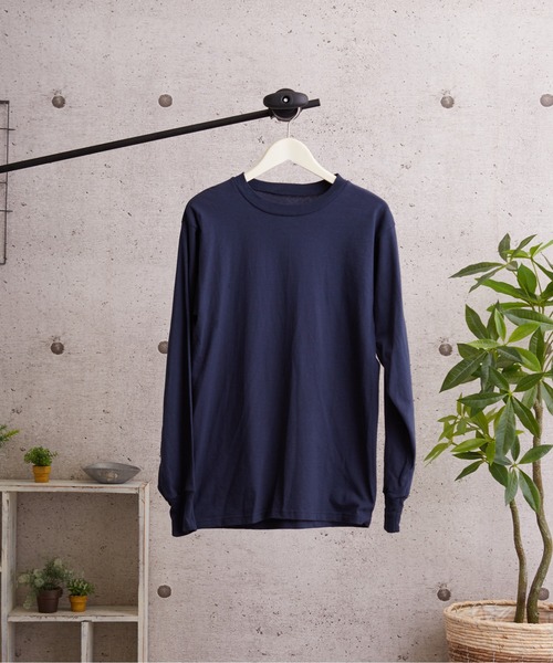 tone（トーン）の「【LIFEWEAR/ライフウェア】LONG SLEEVE TEE (UN)（Tシャツ/カットソー・レディース・ブラック/オレンジ/ネイビー/オートミール/レッド/チャコール/グレー/ホワイト・LARGE/X-LARGE/SMALL/MEDIUM）」の6枚目の写真