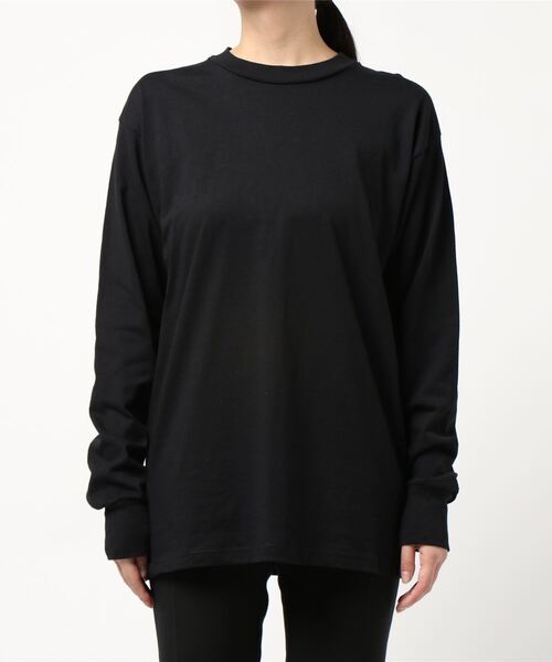 tone（トーン）の「【LIFEWEAR/ライフウェア】LONG SLEEVE TEE (UN)（Tシャツ/カットソー・レディース・ブラック/オレンジ/ネイビー/オートミール/レッド/チャコール/グレー/ホワイト・LARGE/X-LARGE/SMALL/MEDIUM）」の15枚目の写真