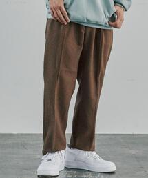 green label relaxing | <機能/マシン洗濯可  ストレッチ > TECH フラノ 2プリーツ ワイド テーパード パンツ(その他パンツ)