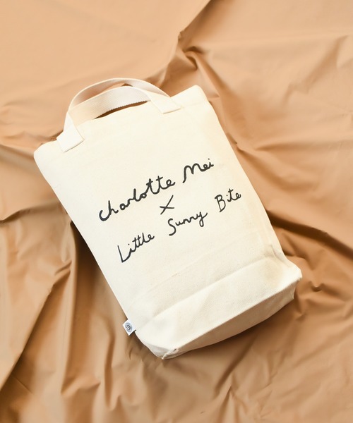 Little sunny bite(リトルサニーバイト)の「『Little sunny bite』Charlotte mei x little sunny bite little girl tote bag(トートバッグ・レディース・ナチュラル・FREE)」の7枚目の写真