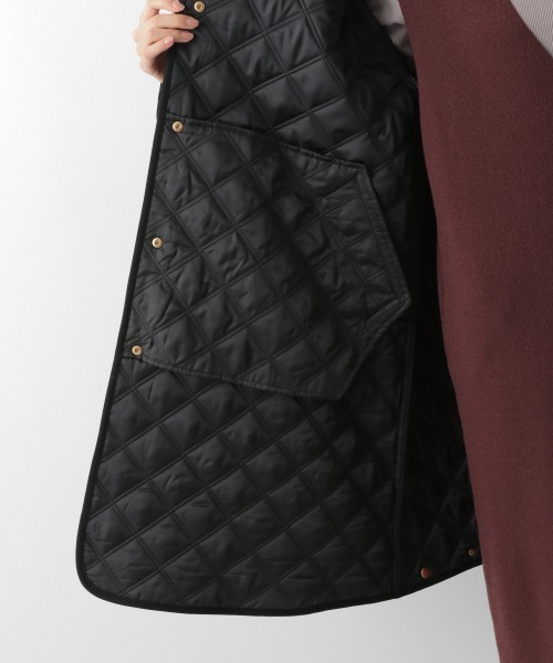 LEPSIM（レプシィム）の「【洗える】キルティングＡラインコート　918170（その他アウター・レディース・ブラック/カーキ/ブルー/グレイッシュベージュ・FREE）」の19枚目の写真