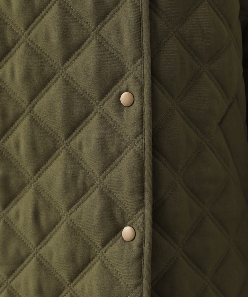 LesCopains✨キルティングレザーコート　 Aライン　刻印ボタン　L 総柄 11004512411480110001?$VS_1500$