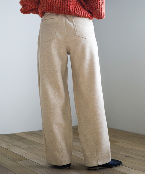 select MOCA(セレクトモカ)の「シンプルストレートニットパンツ(その他パンツ・レディース・ダークグレー/アイボリー/ベージュ・MEDIUM/SMALL)」の13枚目の写真