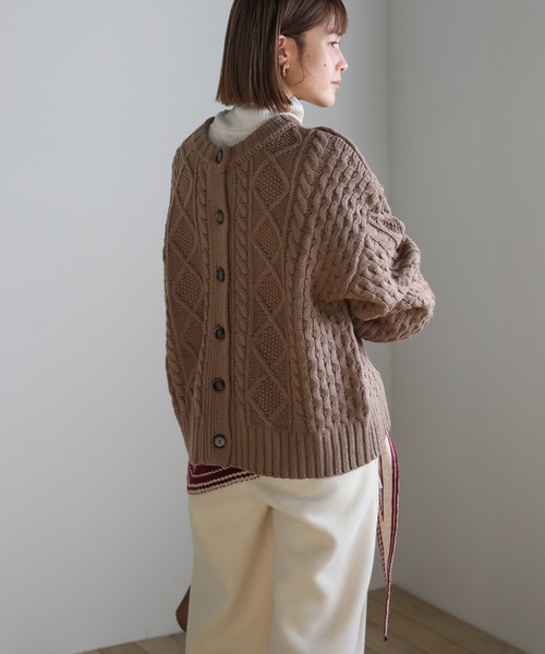 select MOCA(セレクトモカ)の「シンプルストレートニットパンツ(その他パンツ・レディース・ダークグレー/アイボリー/ベージュ・MEDIUM/SMALL)」の16枚目の写真