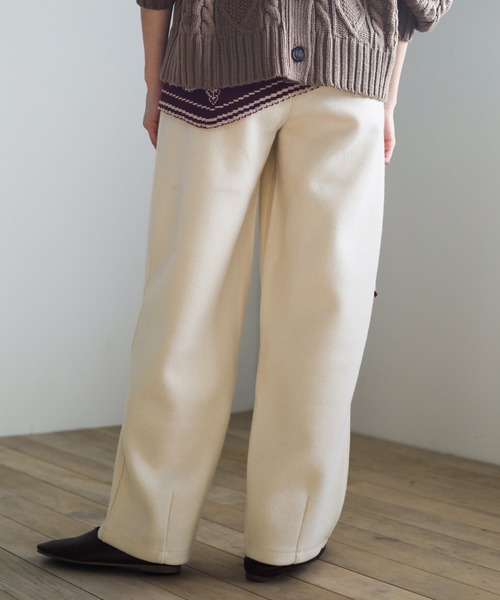 select MOCA(セレクトモカ)の「シンプルストレートニットパンツ(その他パンツ・レディース・ダークグレー/アイボリー/ベージュ・MEDIUM/SMALL)」の17枚目の写真