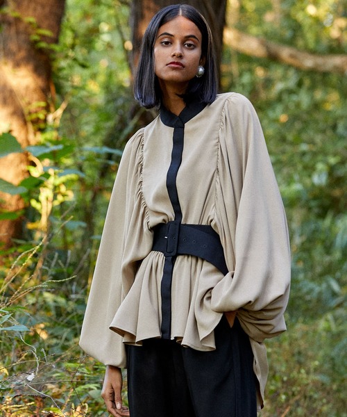 J1U by LA BELLE ETUDE チュールコルセットペプラムベルト LA BELLE