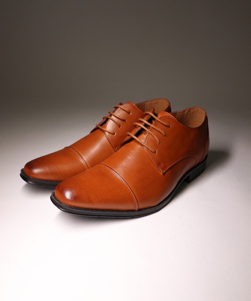 セール a 外羽根ストレートチップヒールアップシークレットシューズ ドレスシューズ a サンエープラス のファッション通販 Zozotown