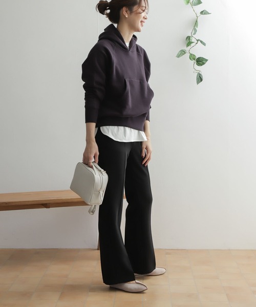 URBAN RESEARCH DOORS（アーバンリサーチドアーズ）の「スウェットフーデットプルオーバー（スウェット・レディース・ネイビー/イエロー/アイボリー・ONE）」の10枚目の写真