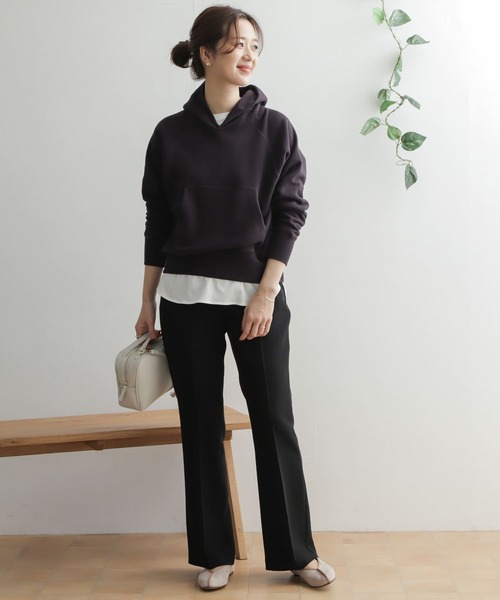 URBAN RESEARCH DOORS（アーバンリサーチドアーズ）の「スウェットフーデットプルオーバー（スウェット・レディース・ネイビー/イエロー/アイボリー・ONE）」の11枚目の写真