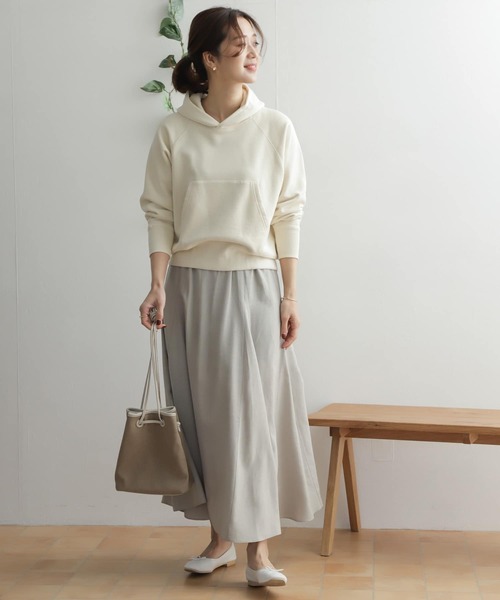 URBAN RESEARCH DOORS（アーバンリサーチドアーズ）の「スウェットフーデットプルオーバー（スウェット・レディース・ネイビー/イエロー/アイボリー・ONE）」の17枚目の写真