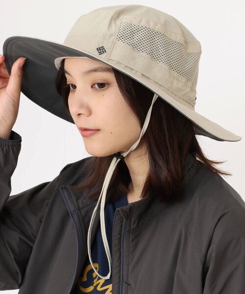 Columbia(コロンビア)の「Columbia/ボラボラ ブーニー/コロンビア/吸湿速乾/UVカット(ハット・メンズ・チャコールグレー/ネイビー/ベージュ/ライトグリーン/グリーン系その他/グレー/モスグリーン/グリーン/ブラック・ONE SIZE)」の4枚目の写真