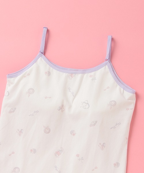 日*1様 ★良品★メゾピアノ＊キャミソール＊140cm 復刻♪ ラブリータンクトップ(S(キッズ140cm) ピンク): ジュニア