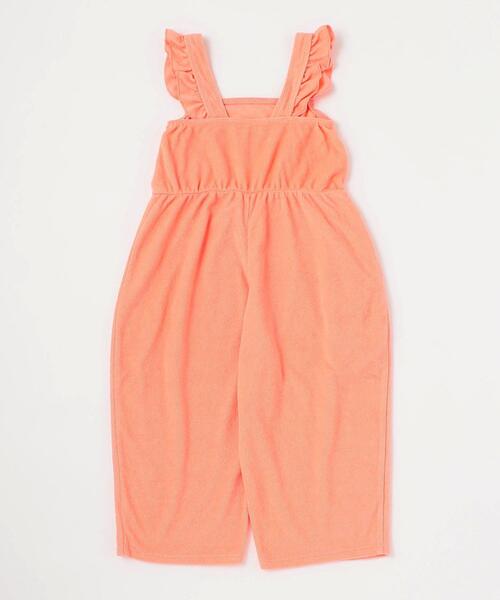 green label relaxing(グリーンレーベルリラクシング)の「GLR パイル オールインワン(つなぎ/オールインワン・キッズ・ピンク/ターコイズブルー・S(105-115)/M(125-135)/L(145-155))」の11枚目の写真