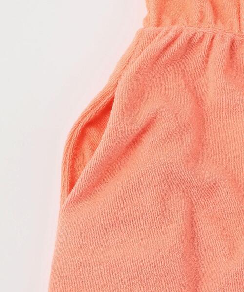 green label relaxing(グリーンレーベルリラクシング)の「GLR パイル オールインワン(つなぎ/オールインワン・キッズ・ピンク/ターコイズブルー・S(105-115)/M(125-135)/L(145-155))」の10枚目の写真