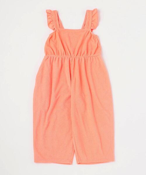 green label relaxing(グリーンレーベルリラクシング)の「GLR パイル オールインワン(つなぎ/オールインワン・キッズ・ピンク/ターコイズブルー・S(105-115)/M(125-135)/L(145-155))」の12枚目の写真