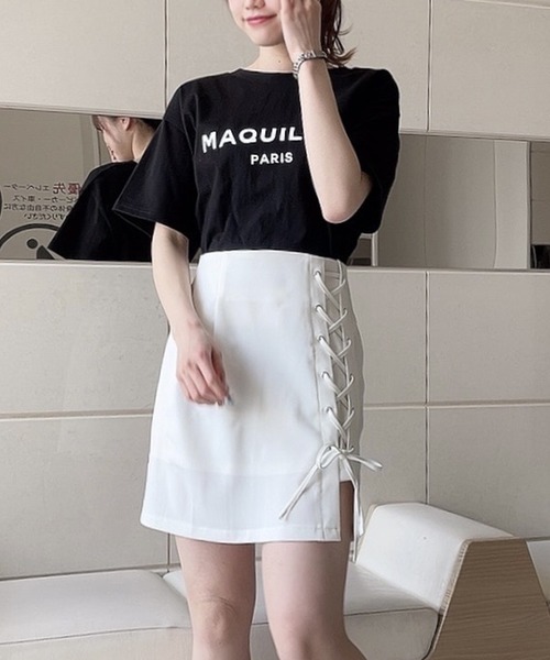 新入荷 スピンドルミニスカート 流行に Blackcolors Com Py