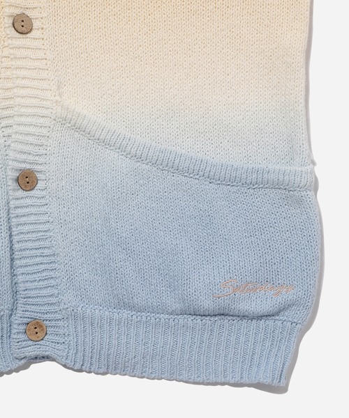 Saturdays NYC（サタデーズ ニューヨークシティ ）の「Peterson Chunky Yarn Cardigan（ニット/セーター・メンズ・グレー/ミント・X-SMALL/S/M/L/XL）」の16枚目の写真