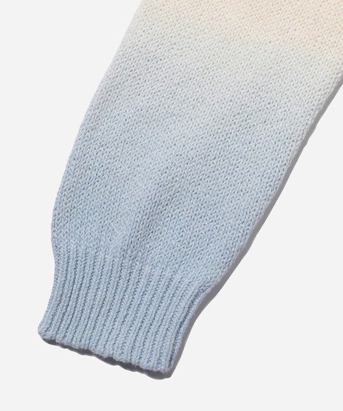Saturdays NYC（サタデーズ ニューヨークシティ ）の「Peterson Chunky Yarn Cardigan（ニット/セーター・メンズ・グレー/ミント・X-SMALL/S/M/L/XL）」の8枚目の写真