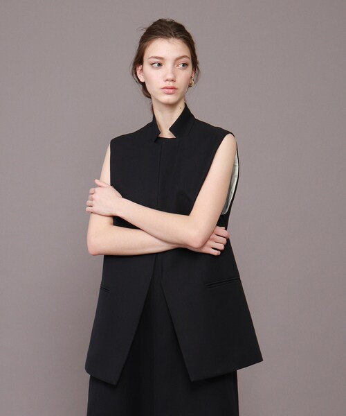 DRESSTERIOR（ドレステリア）の「◆【eclat8月号/BAILA（ベスト・レディース・ベージュ/ネイビー・38/36）」の2枚目の写真