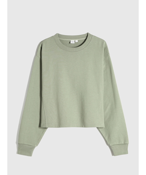 GAP（ギャップ）の「カーボナイズドフリース スウェット（スウェット・レディース・ラベンダー/ブラック/グレー/グリーン・M/XXS/S/L/XS）」の7枚目の写真