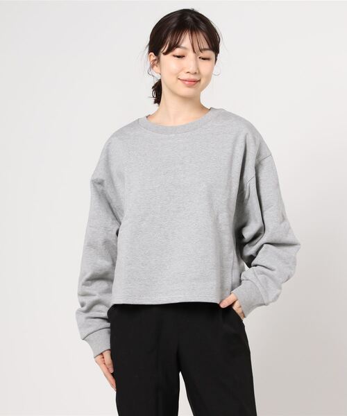 GAP（ギャップ）の「カーボナイズドフリース スウェット（スウェット・レディース・ラベンダー/ブラック/グレー/グリーン・M/XXS/S/L/XS）」の8枚目の写真