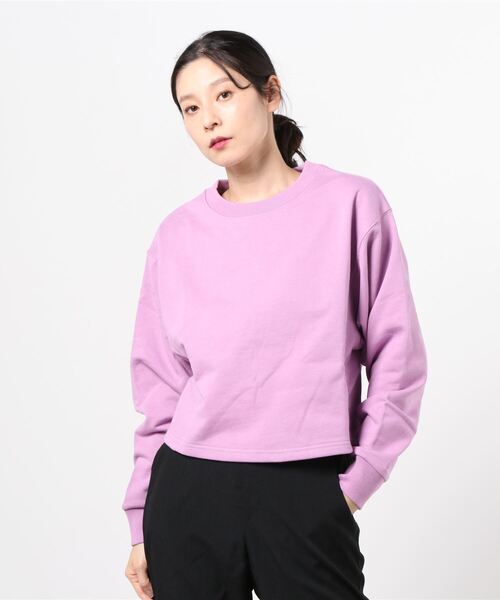 GAP（ギャップ）の「カーボナイズドフリース スウェット（スウェット・レディース・ラベンダー/ブラック/グレー/グリーン・M/XXS/S/L/XS）」の9枚目の写真